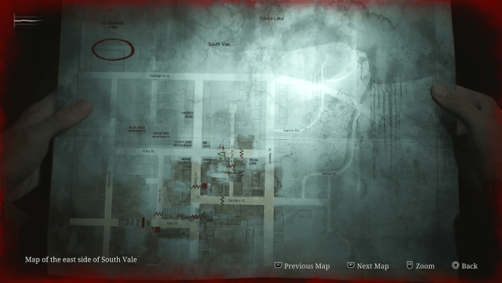 Marked Otherworld Eastern South Vale Map