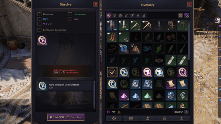 Acquire Base Materials