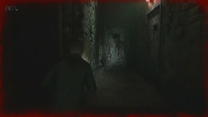 Waterlogged Hallway With Two Doors