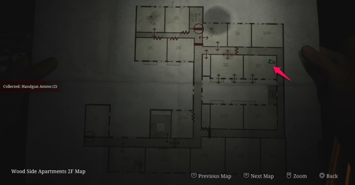 Handgun Ammo Wood Side Apartments Map Loc. 9