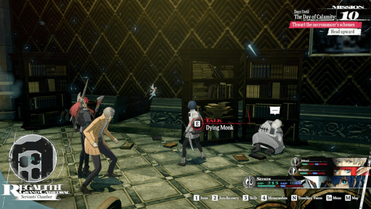 Metaphor Refantazio - Hidden Tunnel Beside Dying Monk