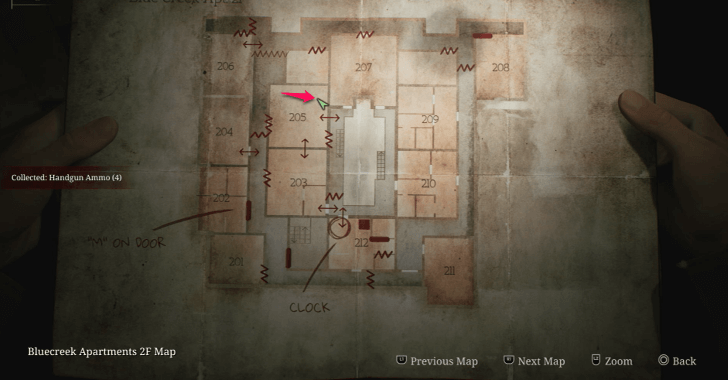 Handgun Ammo Blue Creek Apartments Map Loc. 6