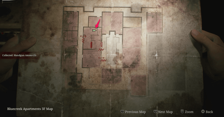 Handgun Ammo Blue Creek Apartments Map Loc. 8