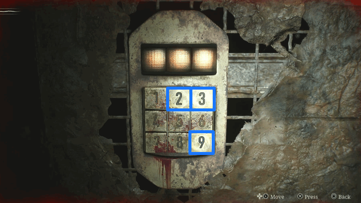 Bug Room Code Keypad Puzzle