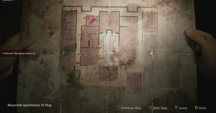 Handgun Ammo Blue Creek Apartments Map Loc. 10