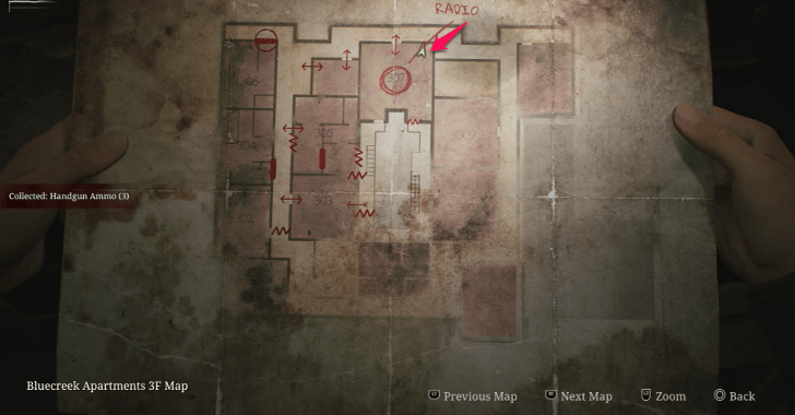 Handgun Ammo Blue Creek Apartments Map Loc. 11