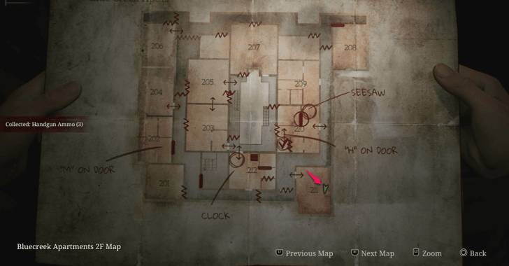 Handgun Ammo Blue Creek Apartments Map Loc. 19