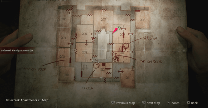Handgun Ammo Blue Creek Apartments Map Loc. 21