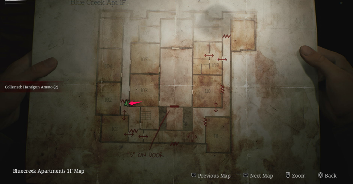 Handgun Ammo Blue Creek Apartments Map Loc. 25