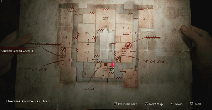 Handgun Ammo Blue Creek Apartments Map Loc. 26