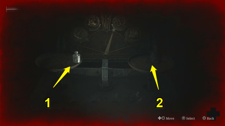 Weight Placements to Open the Serpent Door