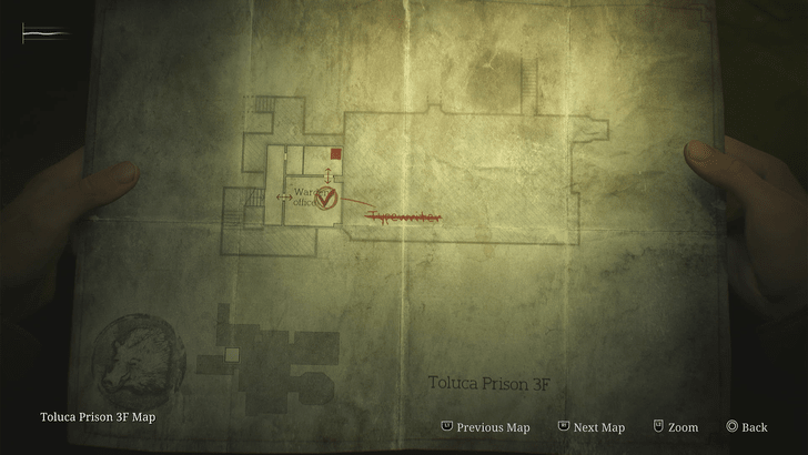 Toluca Prison 3F Map