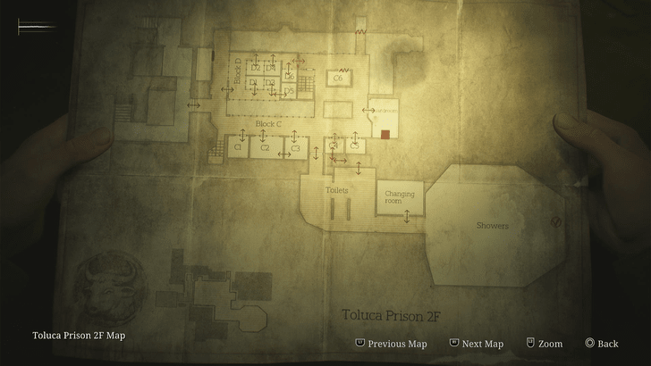Toluca Prison 2F Map