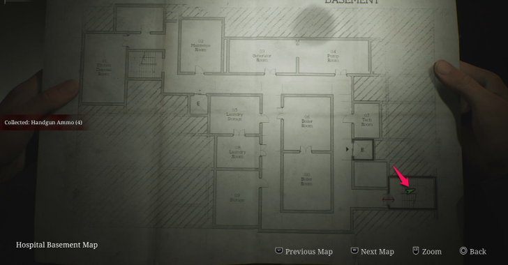 Handgun Ammo Brookhaven Hospital Map Loc. 2