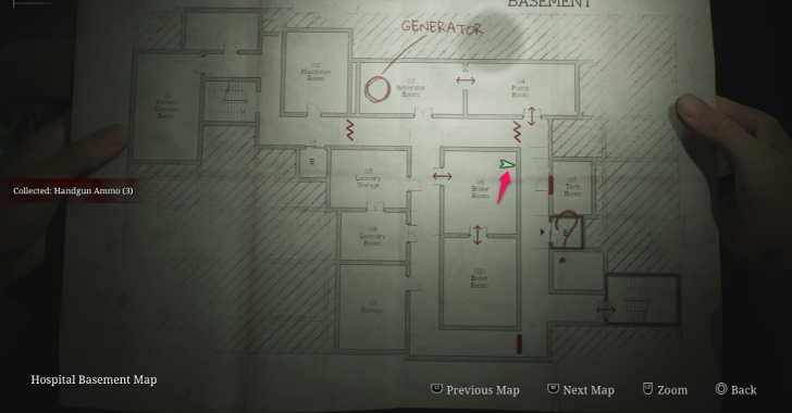 Handgun Ammo Brookhaven Hospital Map Loc. 4