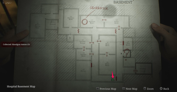 Handgun AmmoBrookhaven Hospital Map Loc. 5
