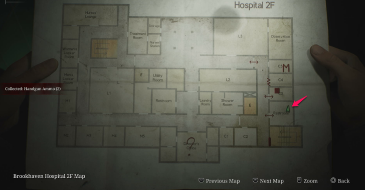 Handgun Ammo Brookhaven Hospital Map Loc. 7
