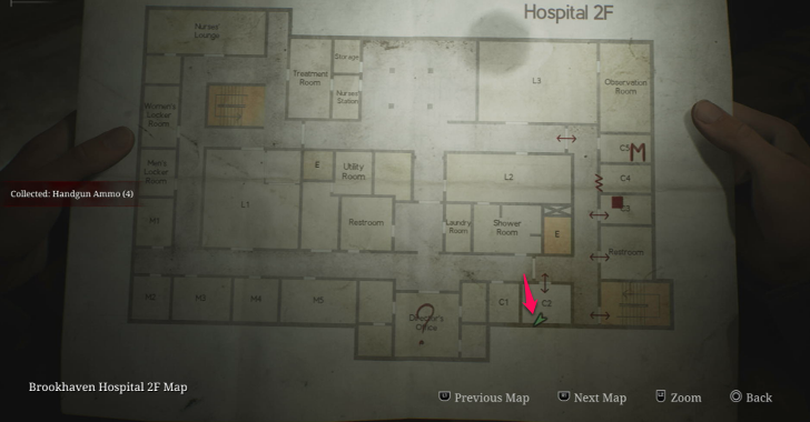 Handgun Ammo Brookhaven Hospital Map Loc. 8