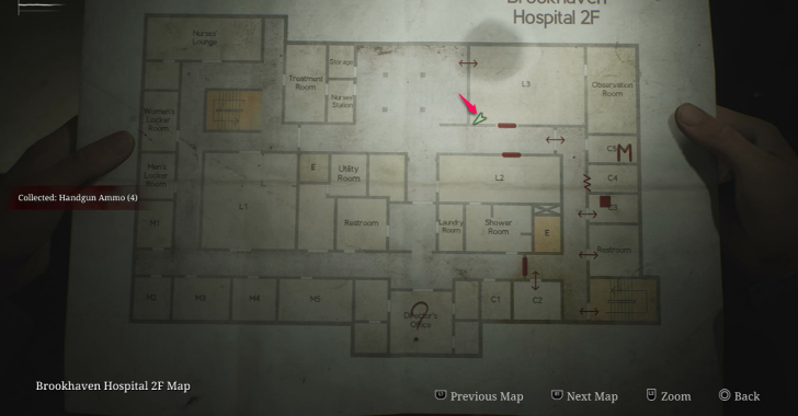 Handgun Ammo Brookhaven Hospital Map Loc. 9