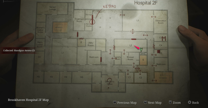 Handgun Ammo Brookhaven Hospital Map Loc. 11