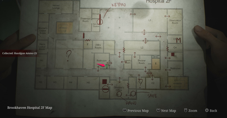 Handgun Ammo Brookhaven Hospital Map Loc. 12