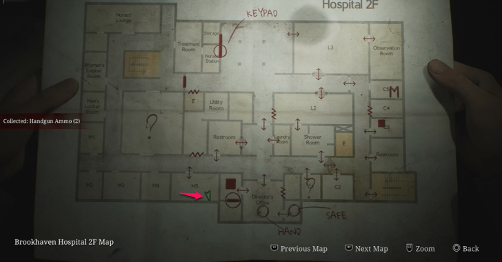 Handgun Ammo Brookhaven Hospital Map Loc. 13