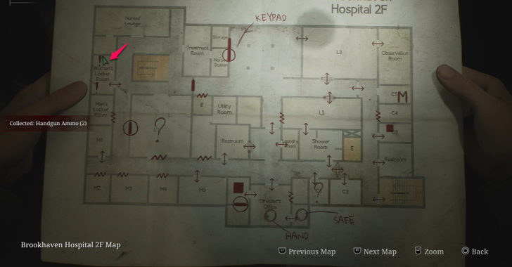 Handgun Ammo Brookhaven Hospital Map Loc. 14
