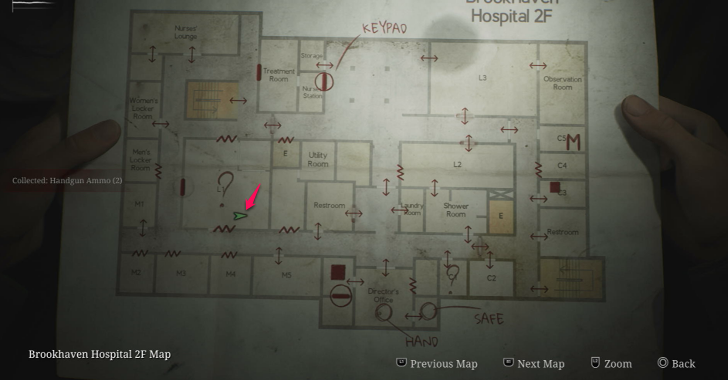 Handgun Ammo Brookhave Apartments Map Loc. 15