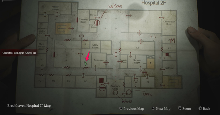 Handgun Ammo Brookhave Apartments Map Loc. 16