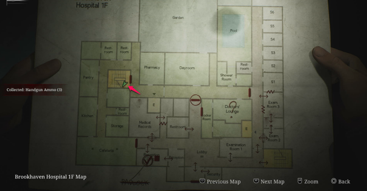 Handgun Ammo Brookhave Apartments Map Loc. 17