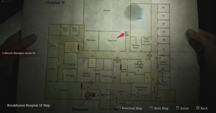 Handgun Ammo Brookhave Apartments Map Loc. 19
