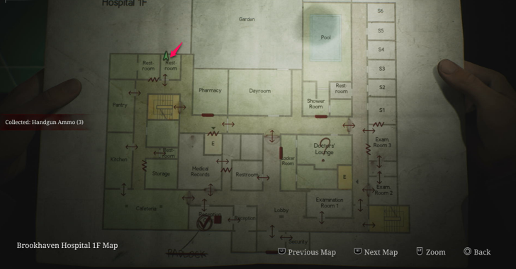 Handgun Ammo Brookhave Apartments Map Loc. 20