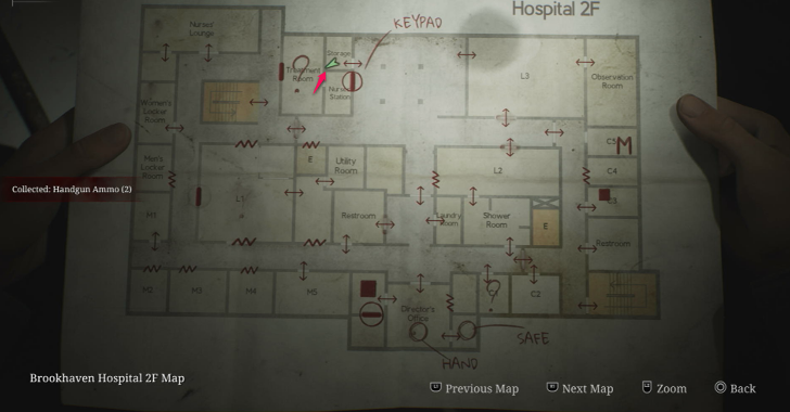 Handgun Ammo Brookhave Apartments Map Loc. 22