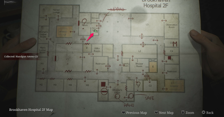 Handgun Ammo Brookhave Apartments Map Loc. 23