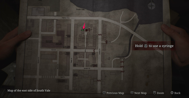 Syringe East South Vale Map Loc. 1