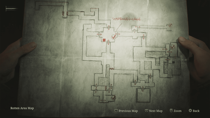 Labyrinth Rotten Area Map