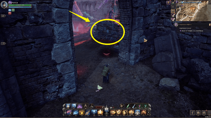 First Wall Near the Soldier