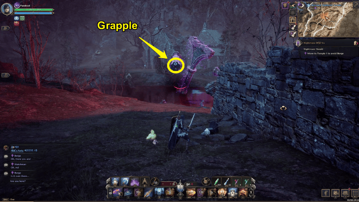 Use Grapple on Piton