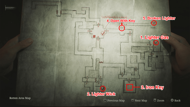 Lower the Suspended Cage