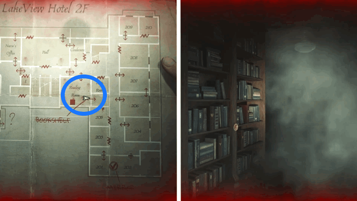 Bookshelf Puzzle Location
