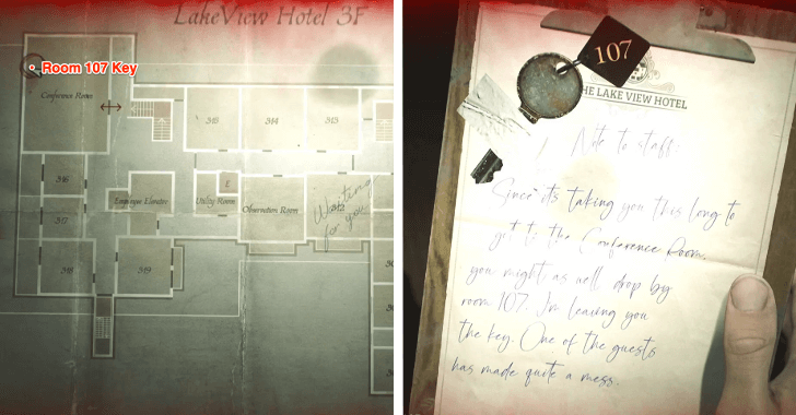 Music Box Room 107 Key