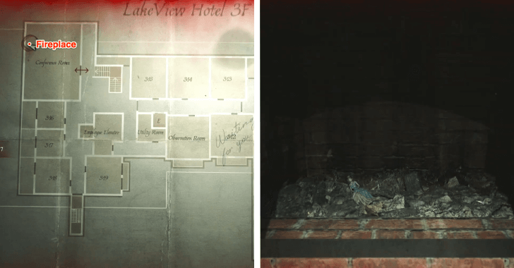 Music Box Opened Fireplace