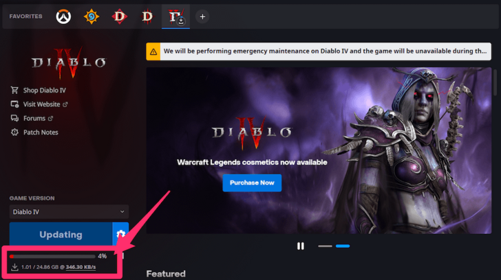 Diablo 4 Vessel of Hatred 25GB Patch.png