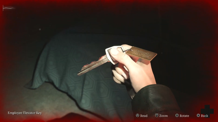 Employee Elevator Key