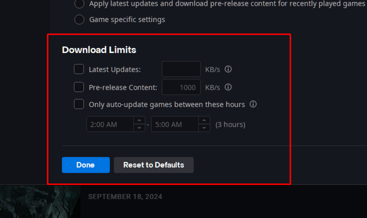 Download Limit