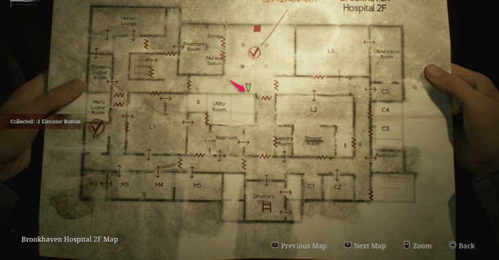 -1 Elevator Button map loc