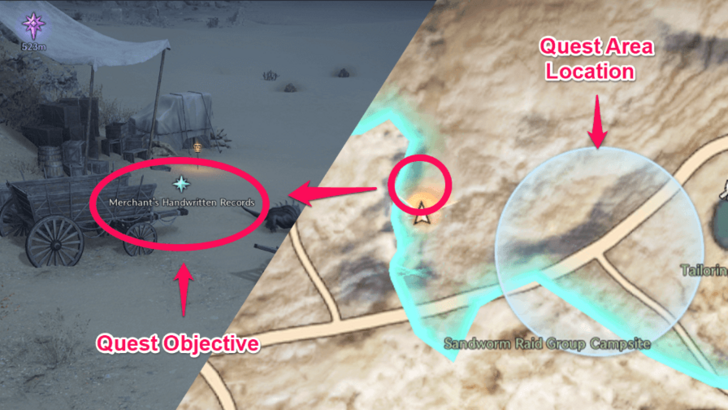 Throne and Liberty Handwritten Records Outside Area