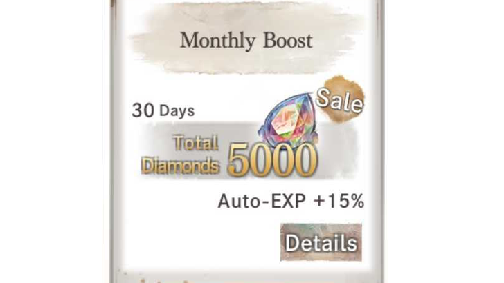 Monthly Boost Diamonds