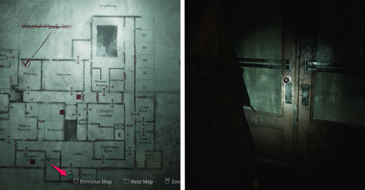 Silent Hill 2 Remake Hospital Entrance Key Use