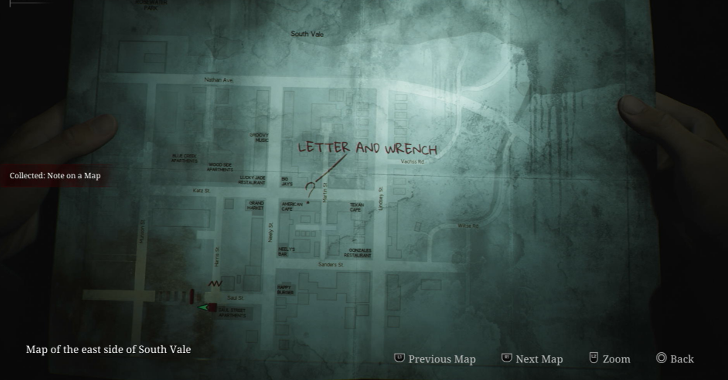 Note on a Map map loc